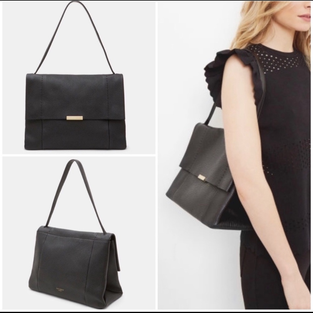 Ted Baker Proter textured leather shoulder bag
